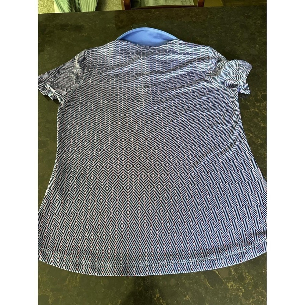 Under Armour Playoff Ace Polo Womens Medium Blue Diamond ESPYS V Foundation NEW - Picture 6 of 7
